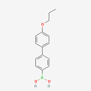 molecular formula C15H17BO3 B1591256 (4'-丙氧基-[1,1'-联苯]-4-基)硼酸 CAS No. 849062-20-0