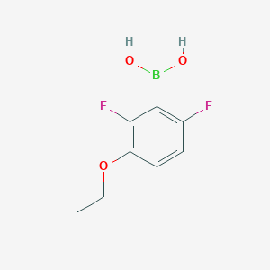 molecular formula C8H9BF2O3 B1591261 2,6-Difluoro-3-ethoxyphenylboronic acid CAS No. 849062-00-6