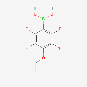 molecular formula C8H7BF4O3 B1591262 (4-Ethoxy-2,3,5,6-tetrafluorophenyl)boronic acid CAS No. 871125-72-3