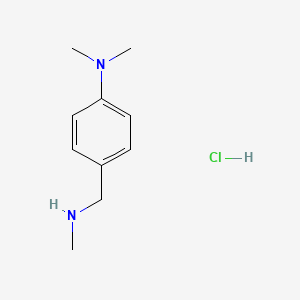 molecular formula C10H17ClN2 B1591270 N-甲基-4-(二甲氨基)苯甲胺盐酸盐 CAS No. 1158441-78-1