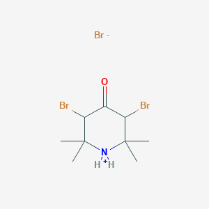 molecular formula C9H16Br3NO B015913 4-Piperidinone, 3,5-dibromo-2,2,6,6-tetramethyl-, hydrobromide CAS No. 19971-12-1