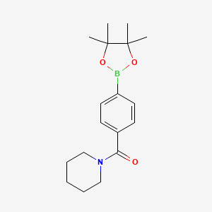 B1591327 4-(Piperidine-1-carbonyl)phenylboronic acid pinacol ester CAS No. 938043-31-3