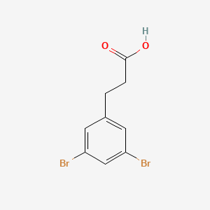 molecular formula C9H8Br2O2 B1591333 3-(3,5-Dibromophenyl)propanoic acid CAS No. 923977-15-5
