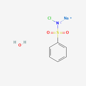 molecular formula C6H7ClNNaO3S B1591345 次氯胺-b 水合物 CAS No. 304655-80-9