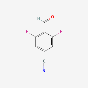 B1591354 3,5-Difluoro-4-formylbenzonitrile CAS No. 467442-15-5
