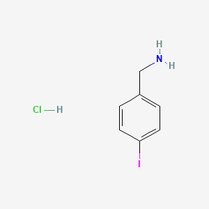 molecular formula C7H9ClIN B1591368 4-碘苄胺盐酸盐 CAS No. 59528-27-7