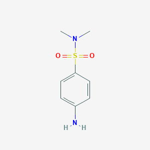 molecular formula C8H12N2O2S B159138 4-Amino-N,N-dimethylbenzenesulfonamide CAS No. 1709-59-7