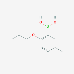 molecular formula C11H17BO3 B1591381 2-异丁氧基-5-甲基苯硼酸 CAS No. 870778-94-2