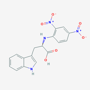 molecular formula C17H14N4O6 B159139 N-(2,4-二硝基苯基)-L-色氨酸 CAS No. 1655-51-2