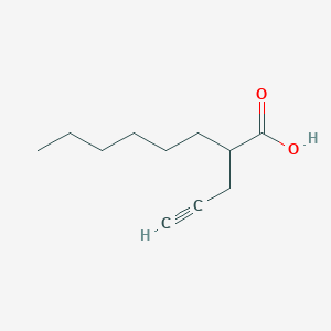B159140 2-Hexyl-4-pentynoic Acid CAS No. 96017-59-3