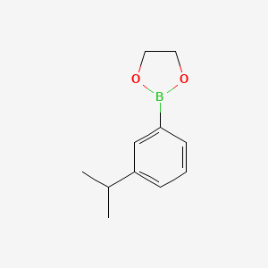 B1591410 2-(3-Isopropylphenyl)-1,3,2-dioxaborolane CAS No. 374537-96-9