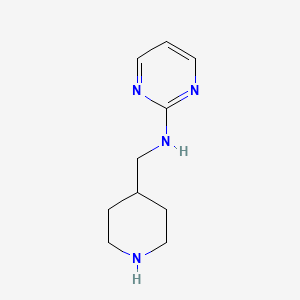molecular formula C10H16N4 B1591416 N-(哌啶-4-基甲基)嘧啶-2-胺 CAS No. 521273-76-7