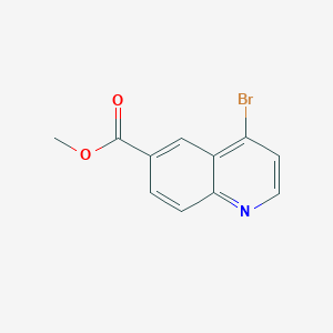 molecular formula C11H8BrNO2 B1591417 4-溴喹啉-6-甲酸甲酯 CAS No. 219763-85-6