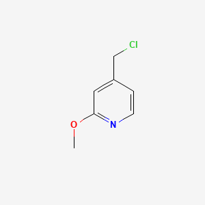 molecular formula C7H8ClNO B1591422 4-(氯甲基)-2-甲氧基吡啶 CAS No. 355013-79-5