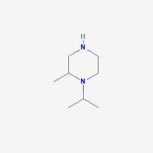 molecular formula C8H18N2 B1591426 1-异丙基-2-甲基哌嗪 CAS No. 26864-96-0