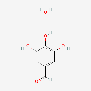 molecular formula C7H8O5 B1591437 3,4,5-三羟基苯甲醛水合物 CAS No. 207742-88-9