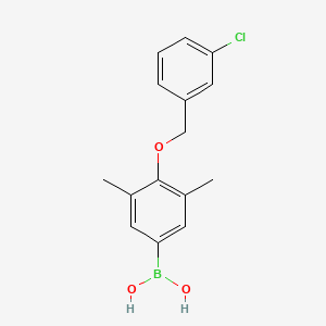 B1591446 4-(3'-Chlorobenzyloxy)-3,5-dimethylphenylboronic acid CAS No. 849062-21-1