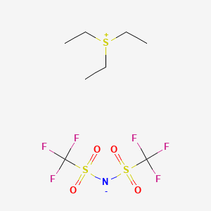 molecular formula C8H15F6NO4S3 B1591454 三乙基磺鎓双(三氟甲磺酰)酰亚胺 CAS No. 321746-49-0
