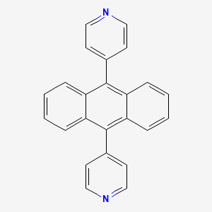 molecular formula C24H16N2 B1591472 9,10-Bis(4-pyridyl)anthracene CAS No. 194861-72-8