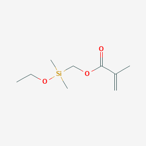 molecular formula C9H18O3Si B1591485 (甲基丙烯酰氧甲基)二甲基乙氧基硅烷 CAS No. 5577-70-8