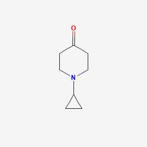 molecular formula C8H13NO B1591486 1-环丙基哌啶-4-酮 CAS No. 62813-01-8