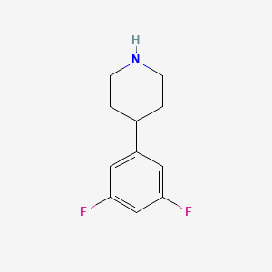 molecular formula C11H13F2N B1591493 4-(3,5-二氟苯基)哌啶 CAS No. 412310-88-4