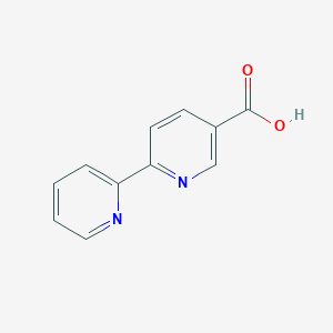molecular formula C11H8N2O2 B159150 [2,2'-联吡啶]-5-羧酸 CAS No. 1970-80-5