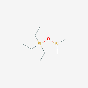 molecular formula C8H21OSi2 B1591501 1,1,1-Triethyl-3,3-dimethyldisiloxane CAS No. 80907-11-5