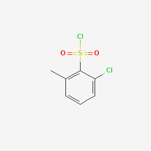 molecular formula C7H6Cl2O2S B1591534 2-Chloro-6-methylbenzenesulfonyl chloride CAS No. 25300-37-2