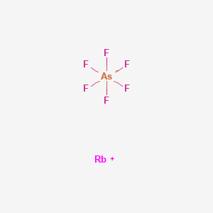molecular formula AsF6R B1591537 Rubidium hexafluoroarsenate CAS No. 43023-95-6