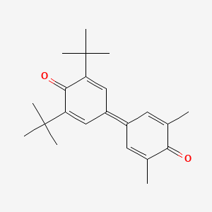 molecular formula C22H28O2 B1591539 3,5-二甲基-3',5'-二叔丁基二苯醌 CAS No. 126657-30-5