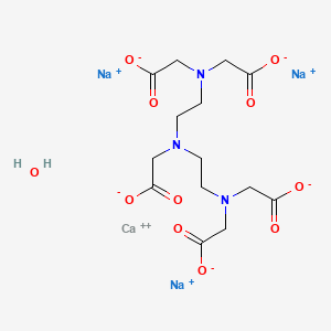 molecular formula C14H20CaN3Na3O11 B1591550 钙；三钠；2-[双[2-[双(羧甲基)氨基]乙基]氨基]乙酸；水合物 CAS No. 207226-35-5
