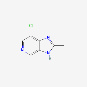 molecular formula C7H6ClN3 B1591553 7-氯-2-甲基-1H-咪唑并[4,5-C]吡啶 CAS No. 929074-44-2