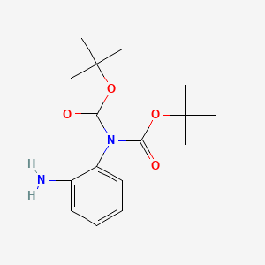 molecular formula C16H24N2O4 B1591556 N,N-二叔丁氧羰基苯-1,2-二胺 CAS No. 452077-13-3