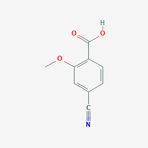 molecular formula C9H7NO3 B1591558 4-氰基-2-甲氧基苯甲酸 CAS No. 89469-52-3