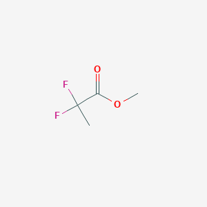 molecular formula C4H6F2O2 B1591560 Methyl 2,2-difluoropropanoate CAS No. 38650-84-9