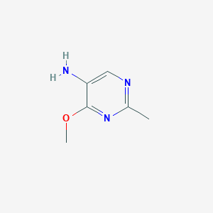 molecular formula C6H9N3O B1591571 4-甲氧基-2-甲基嘧啶-5-胺 CAS No. 53135-45-8