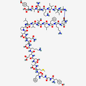 molecular formula C139H217N33O40S B1591602 H-DL-Tyr-Gly-Gly-DL-Phe-DL-Met-DL-xiThr-DL-Ser-DL-Glu-DL-Lys-DL-Ser-DL-Gln-DL-xiThr-DL-Pro-DL-Leu-DL-Val-DL-xiThr-DL-Leu-DL-Phe-DL-Lys-DL-Asn-DL-Ala-DL-xiIle-DL-xiIle-DL-Lys-DL-Asn-DL-Ala-DL-Tyr-OH CAS No. 76622-84-9