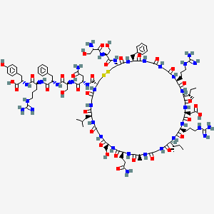 molecular formula C107H165N35O34S2 B1591603 Atriopeptin III CAS No. 90817-13-3