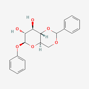 molecular formula C19H20O6 B1591617 Phenyl 4,6-O-benzylidene-b-D-glucopyranoside CAS No. 75829-66-2