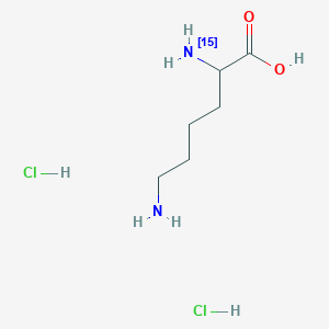 molecular formula C6H16Cl2N2O2 B1591638 DL-赖氨酸-2-15N 二盐酸盐 CAS No. 2747-89-9
