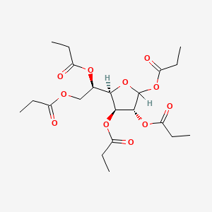 molecular formula C21H32O11 B1591639 1,2,3,5,6- 五丙酰氧基-D-呋喃葡萄糖 CAS No. 307531-77-7