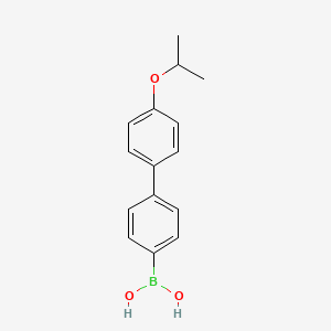 molecular formula C15H17BO3 B1591640 (4'-异丙氧基-[1,1'-联苯]-4-基)硼酸 CAS No. 870717-98-9