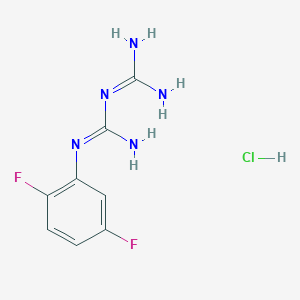 molecular formula C8H10ClF2N5 B1591641 1-(2,5-二氟苯基)双胍盐酸盐 CAS No. 66088-53-7