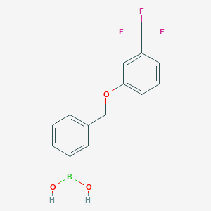 molecular formula C14H12BF3O3 B1591646 (3-((3-(三氟甲基)苯氧基)甲基)苯基)硼酸 CAS No. 870778-98-6