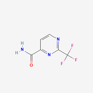 molecular formula C6H4F3N3O B1591655 2-(三氟甲基)嘧啶-4-甲酰胺 CAS No. 914348-10-0