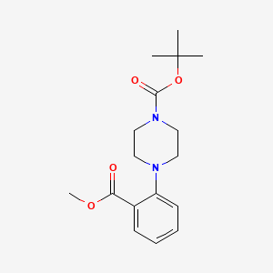 molecular formula C17H24N2O4 B1591668 1-Boc-4-(2-甲氧羰基苯基)哌嗪 CAS No. 870703-74-5