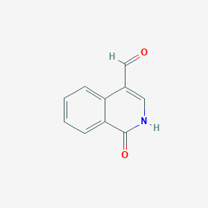 molecular formula C10H7NO2 B1591681 1-Oxo-1,2-dihydroisoquinoline-4-carbaldehyde CAS No. 63125-40-6