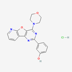 molecular formula C19H17ClN4O3 B1591684 PI-103 (Hydrochloride) CAS No. 371935-79-4