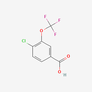 molecular formula C8H4ClF3O3 B1591695 4-氯-3-(三氟甲氧基)苯甲酸 CAS No. 886500-50-1